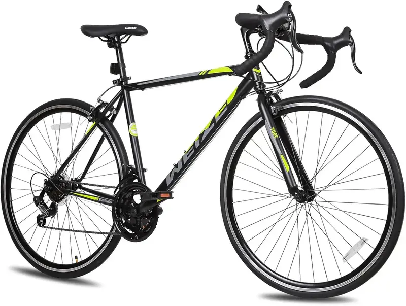 WEIZE 700C Road Bike – 14-Speed Shimano Commuter Bicycle with Drop Handlebars