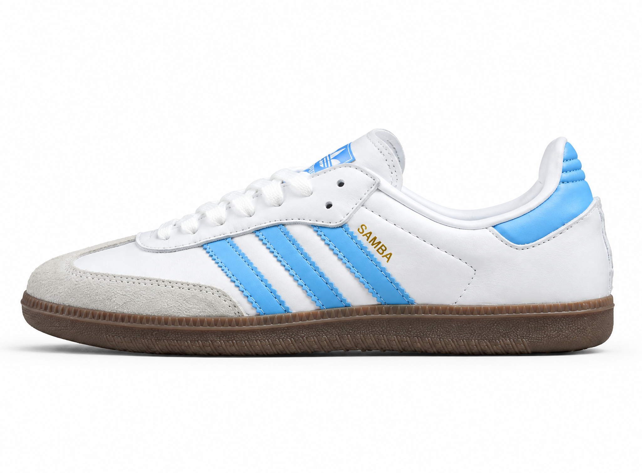 Adidas Samba Og Shoes Cloud White/Blue/Brown EG9327