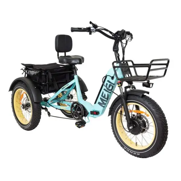 SILVERADO 20″ Foldable 48V 14Ah 750W Electric Trike with Fat Tires – 330 lb Capacity