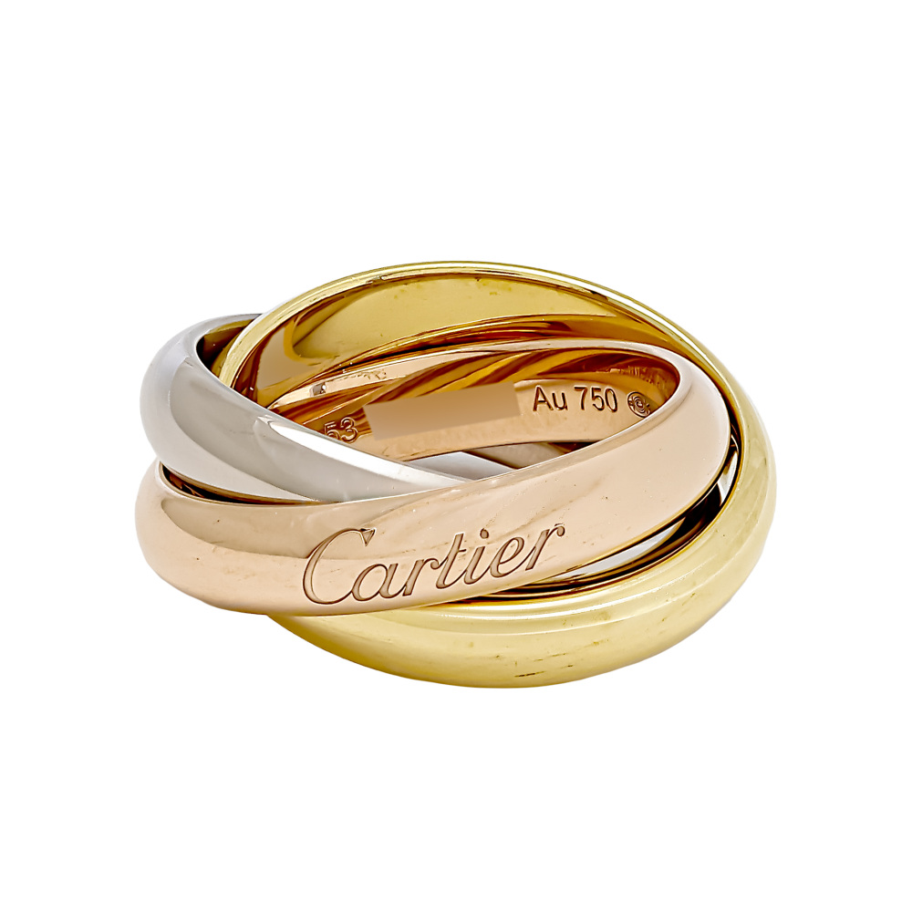 Cartier Trinity Ring Tri-Gold B4236100