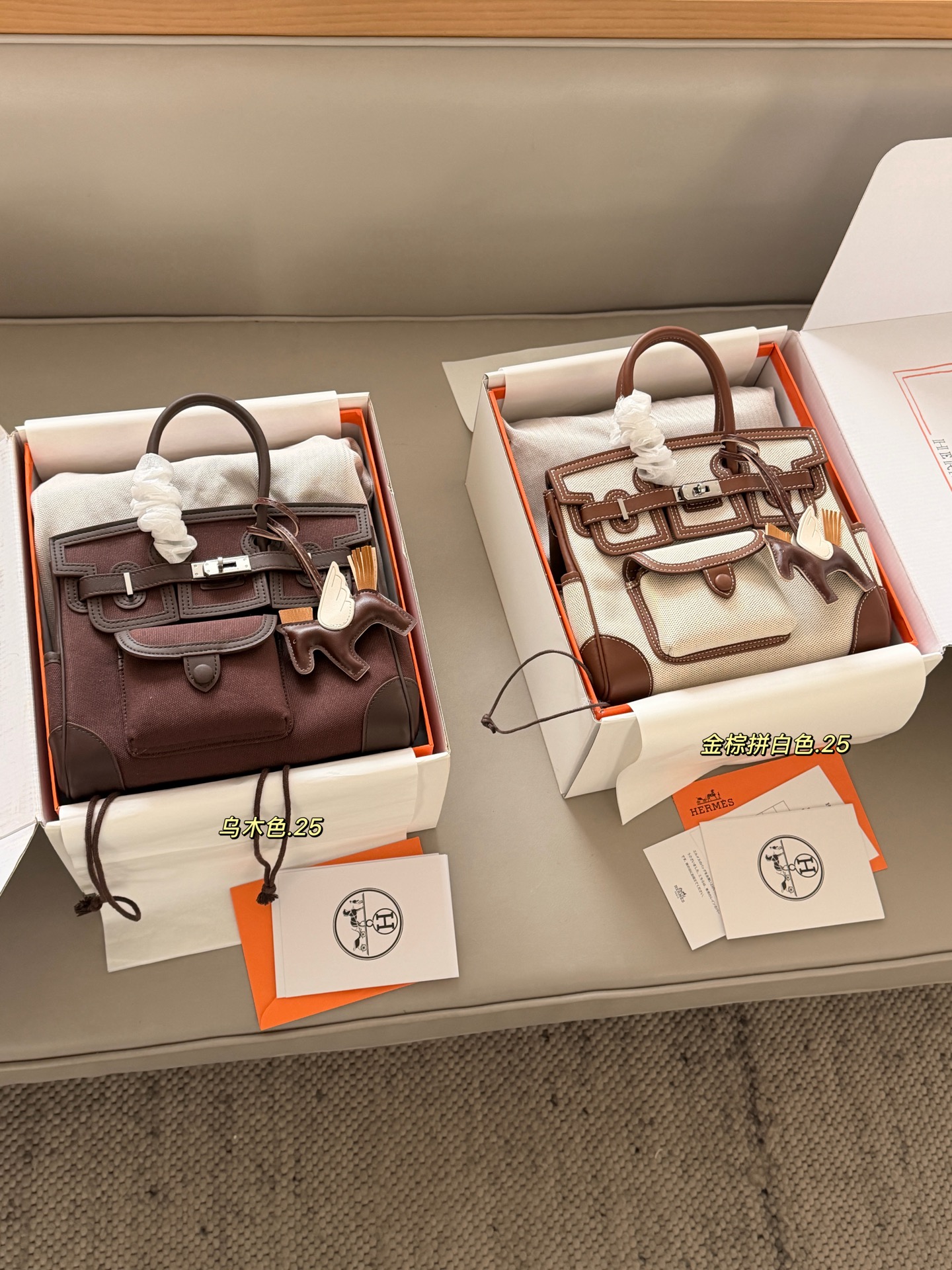 Hermès Birkin Cargo 25 Canvas Bag - cnluxepick