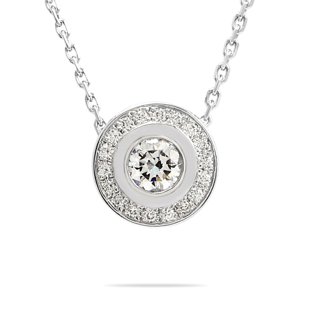 Cartier Damour (diamant Leger) Necklace 18K White Gold Diamond N7406800