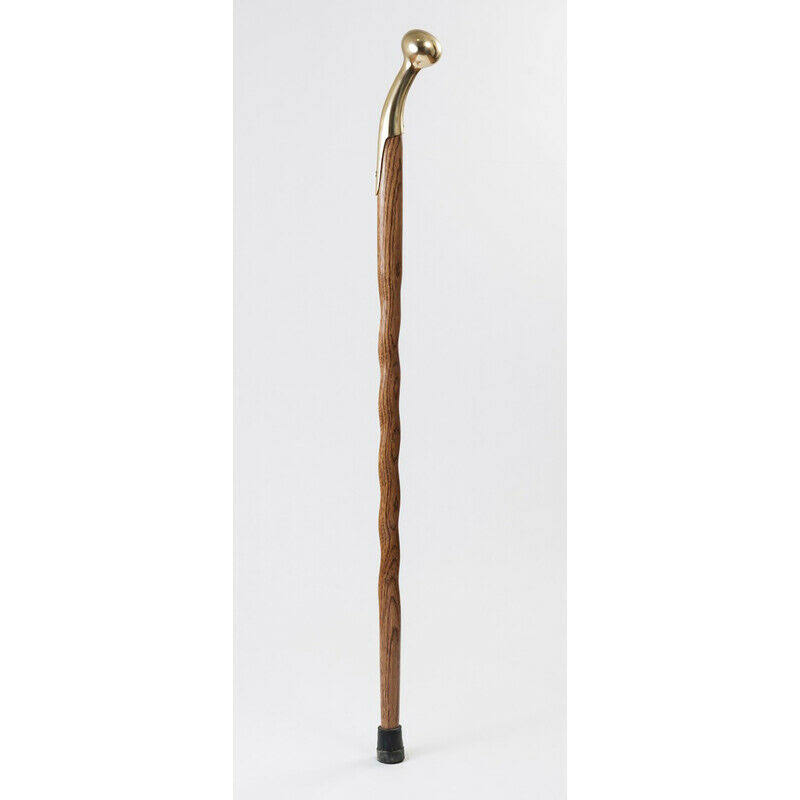 Brazos 37x22 Twisted Oak Hame Top Walking Cane