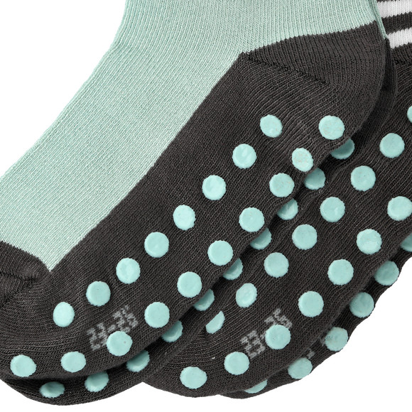 Topolino 2 Paar Jungen Stoppersocken in Sneaker-Form