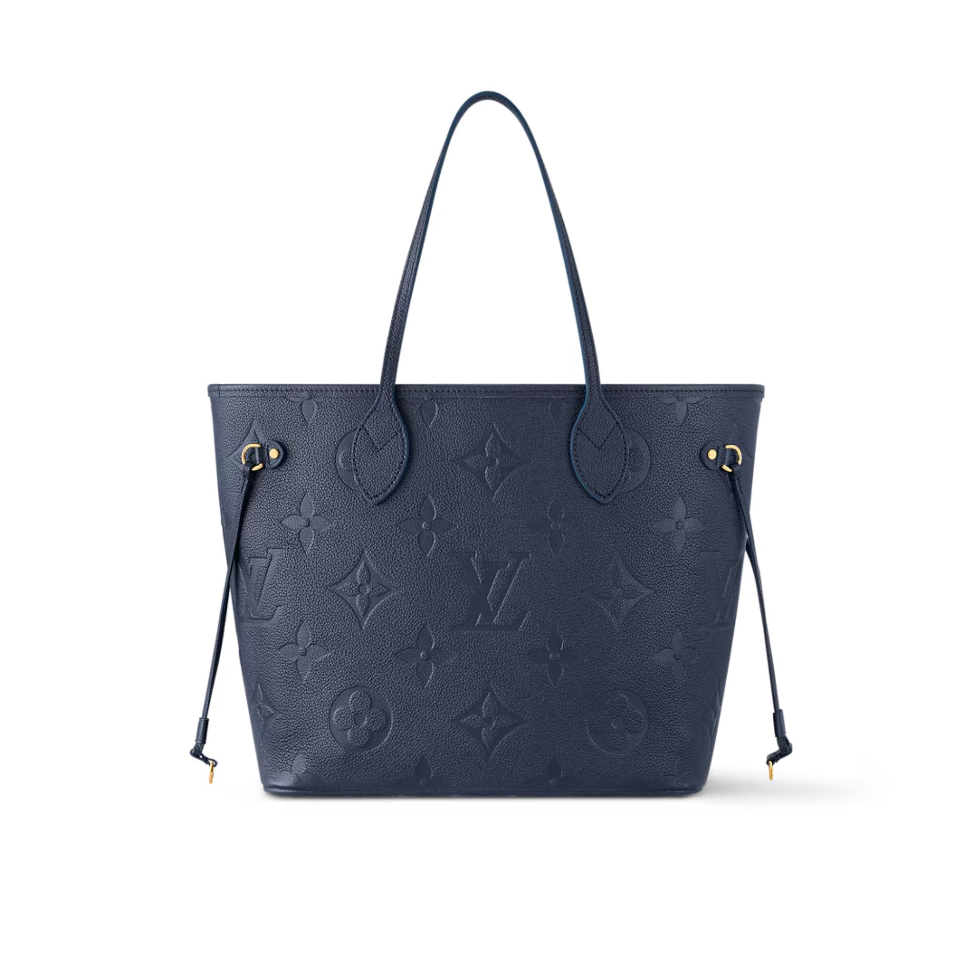 Louis Vuitton Neverfull Mm Tote Bag Navy Blue 31cm M47143