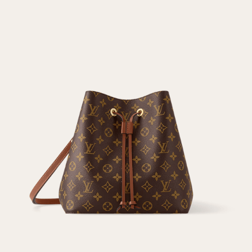 Louis Vuitton Néonoé Mm Monogram Caramel Brown 10.2 Inches M44887