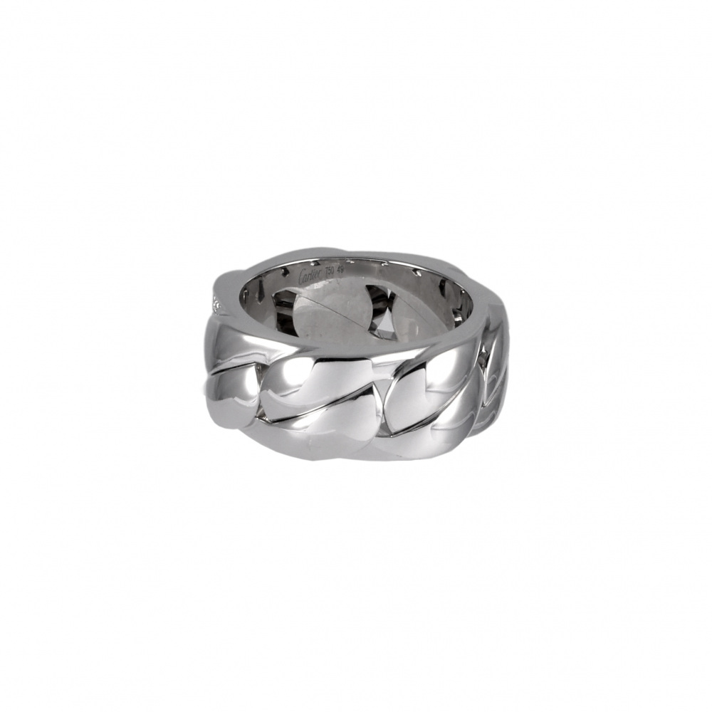 Cartier Ladonia Ring 18K White Gold Diamond