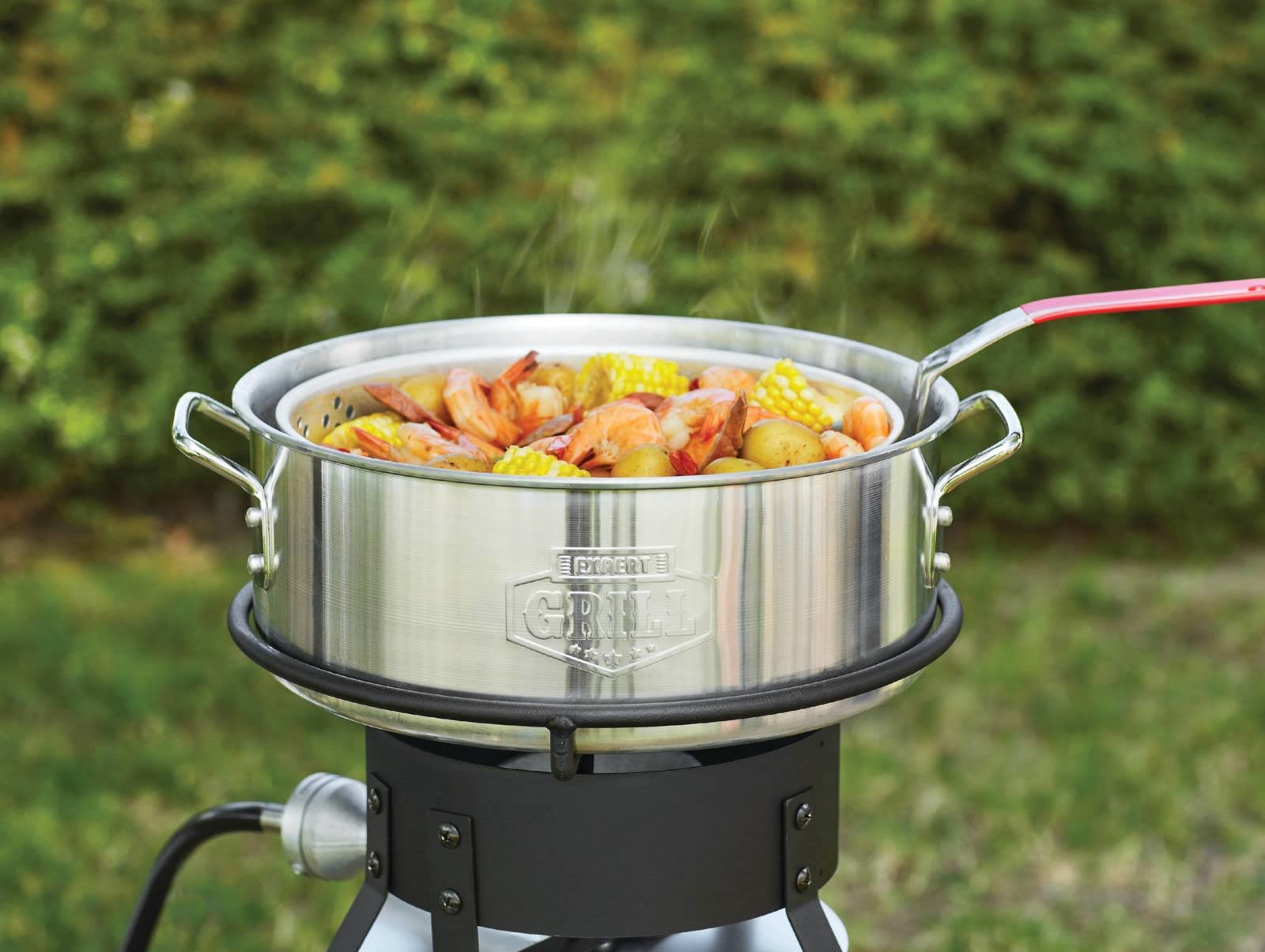 Expert Grill 10 Quart Aluminum Propane GAS Fish Fryer