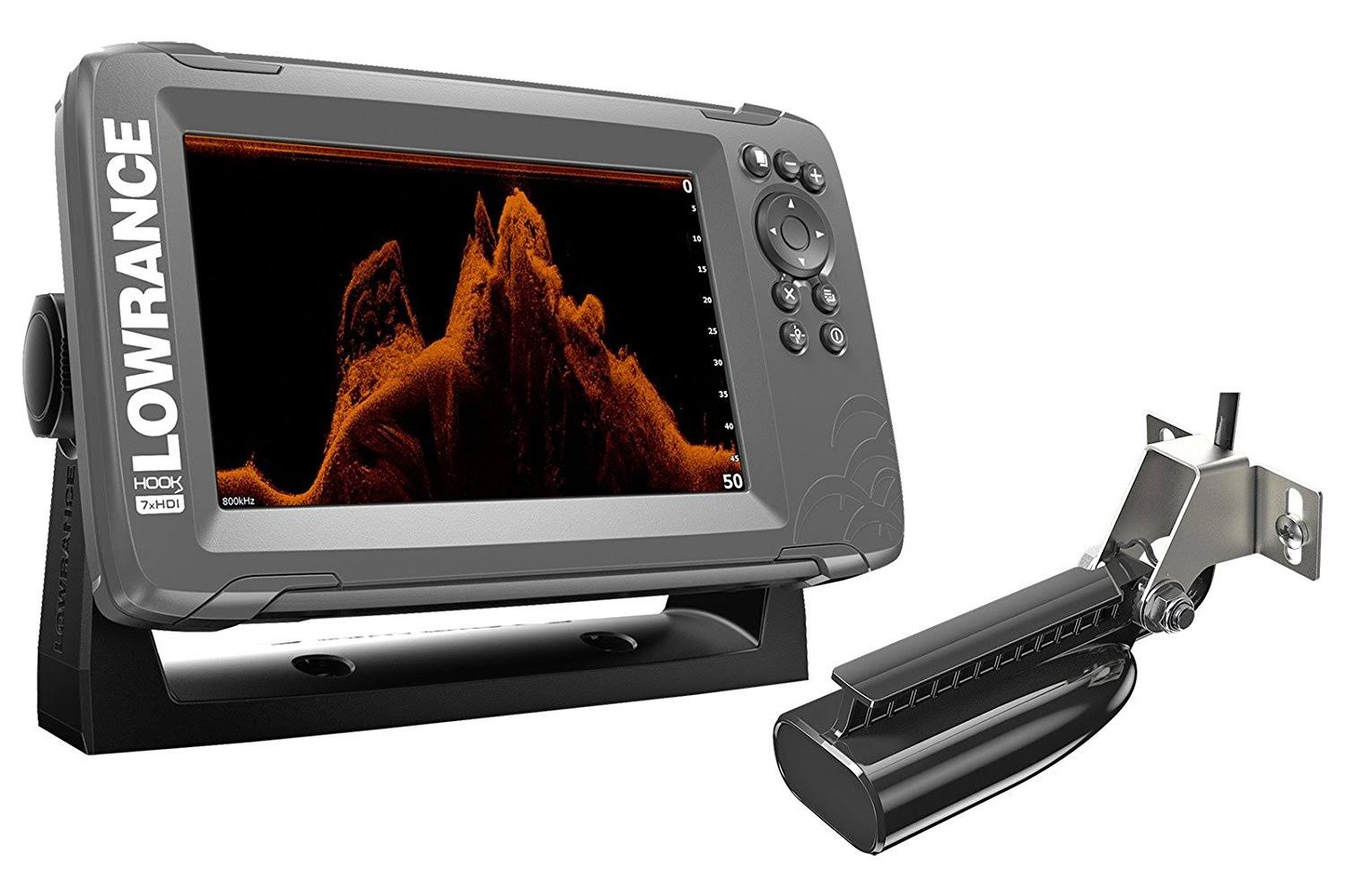Lowrance HOOK2-7x 7in GPS Fishfinder w/ Track Plotter u0026 SplitShot