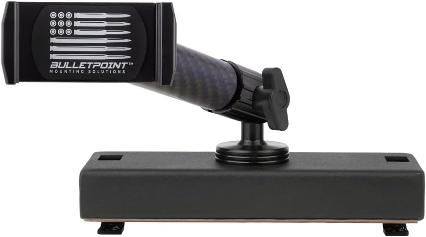 Dash Mount Cell Phone Holder RAM Truck Compatible (2019+ 1500, 2500, 3500 and TRX) with 20mm Ball Mount - Compatible with iPhone and Android Smartphones (Dual Ball with 2 Phone Holders)