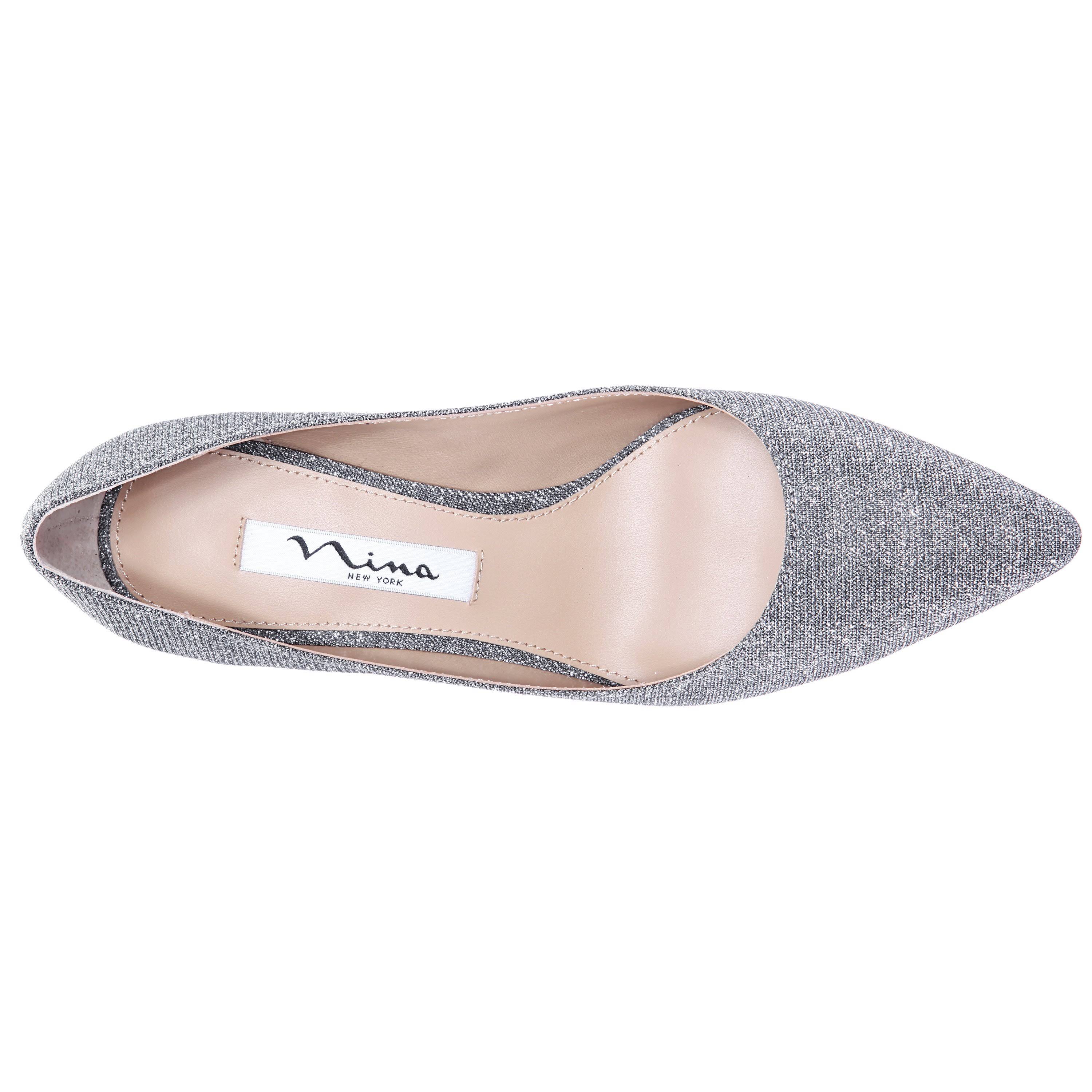 Nina Nina60 Pointy Toe Pump - Grey - 9.5 M