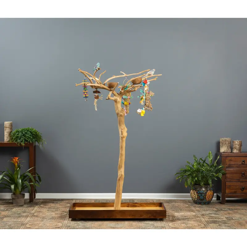 Prevue Pet Products Coffeawood Java Tree Small Floor Playstand Style #2 Model 22623