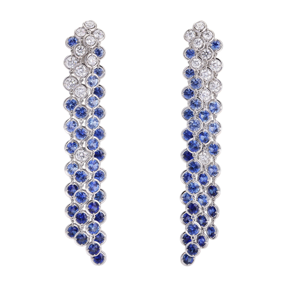 Van Cleef & Arpels Palmil Earrings 18K White Gold VCARP40N00
