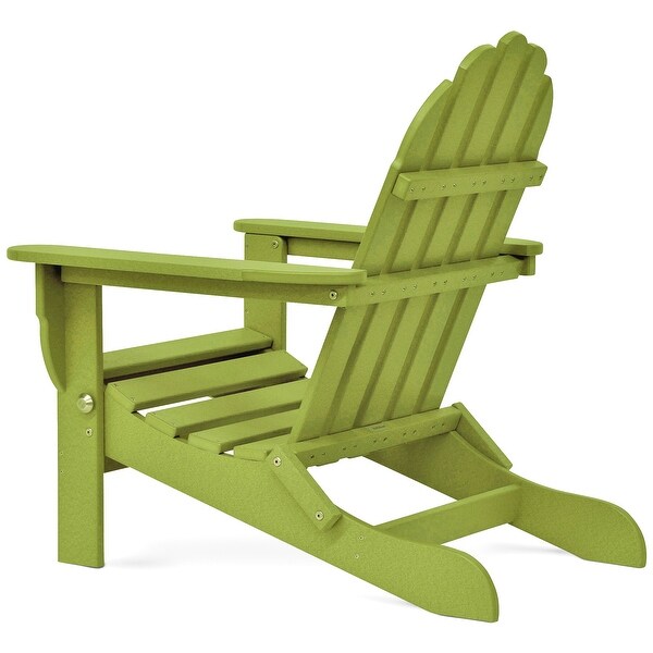 Nelson Recycled Plastic Folding Adirondack Chair by Havenside Home