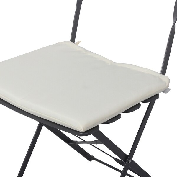 3 Pieces Patio Bistro Balcony Metail Chair Table