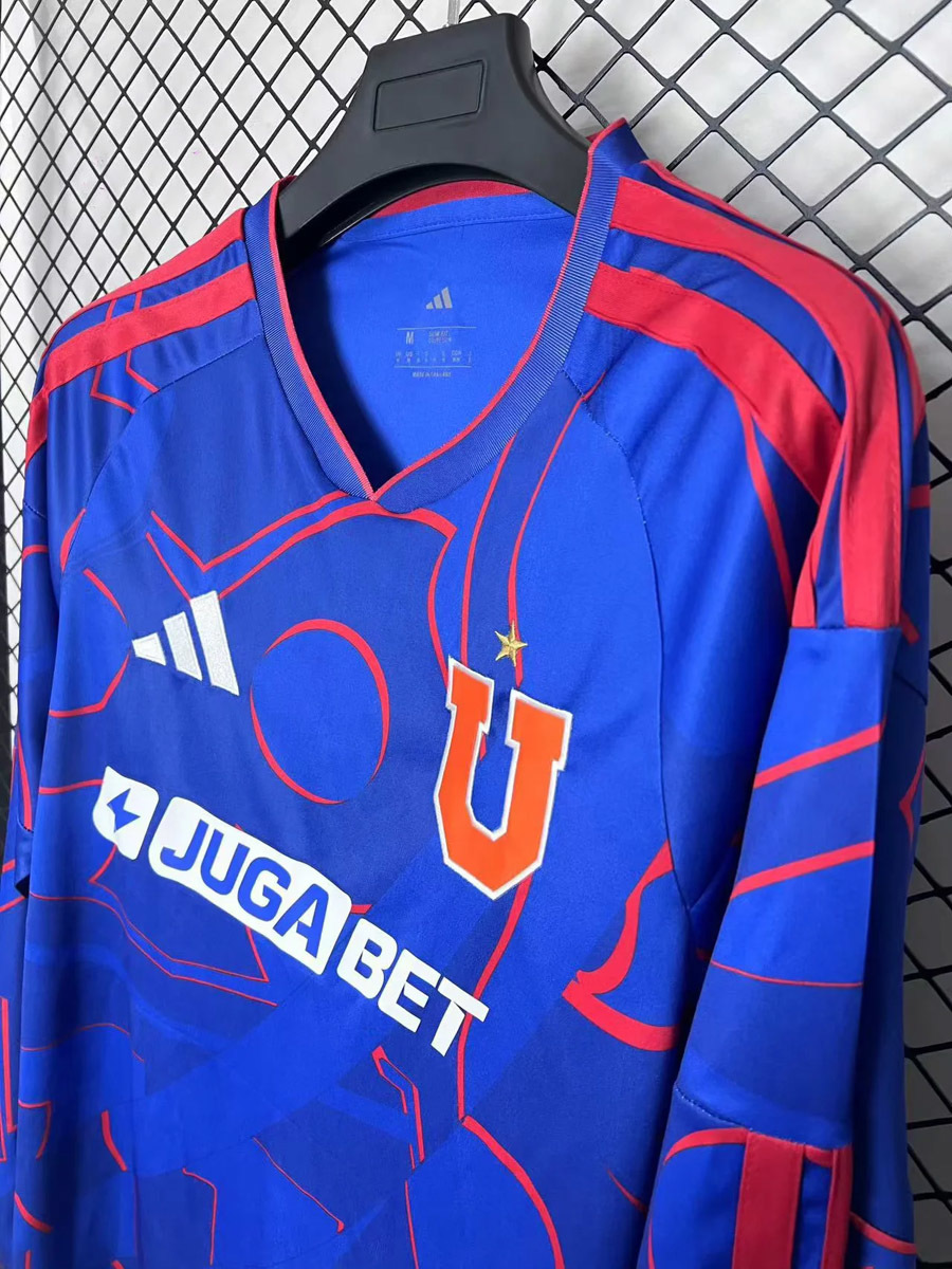 Universidad de Chile 26/27 Home Jersey Long Sleeves S-4XL Fan Version 4