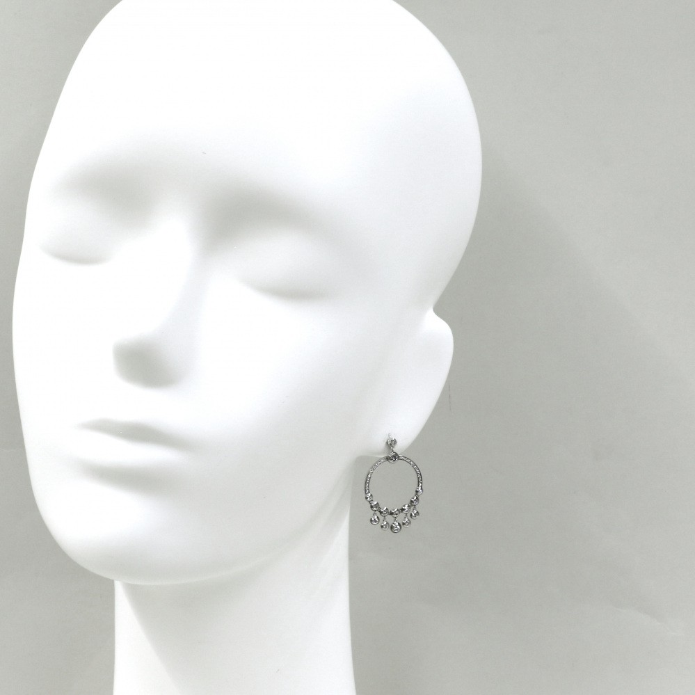 Cartier Damour (diamant Leger) Do Diamond Earrings 18K White Gold