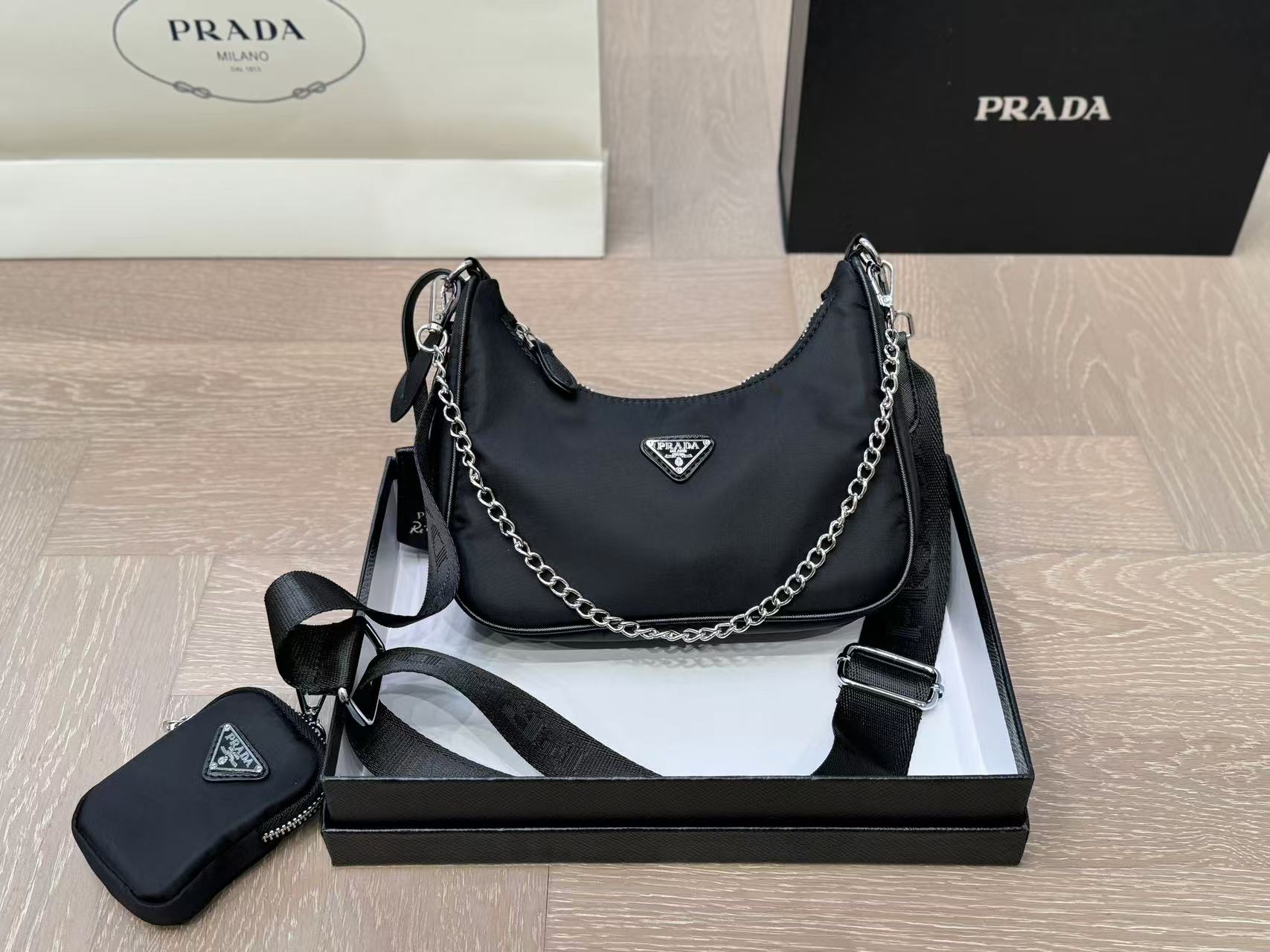 Prada shoulder crossbody bag - cnluxepick