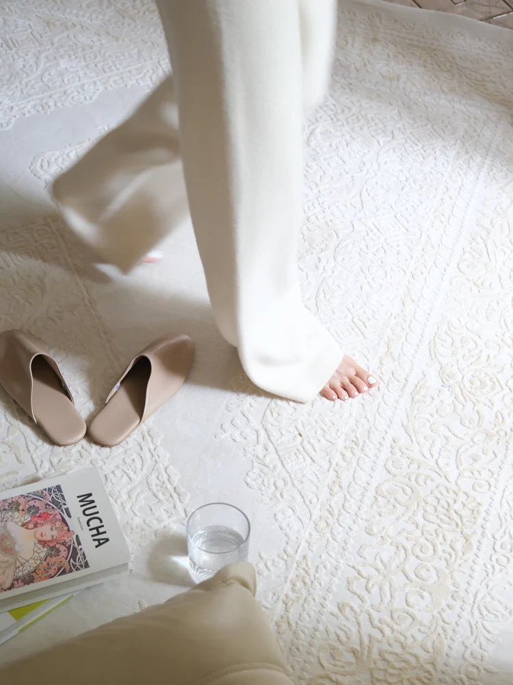 CP101 - +Silk Silk Series/Washable Persian Carpet Living Room Luxury Bedroom Bedside Carpet