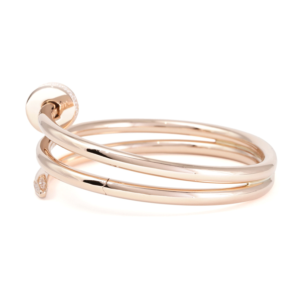 Cartier Juste un Clou Bracelet 18K Rose Gold Diamond N6708400