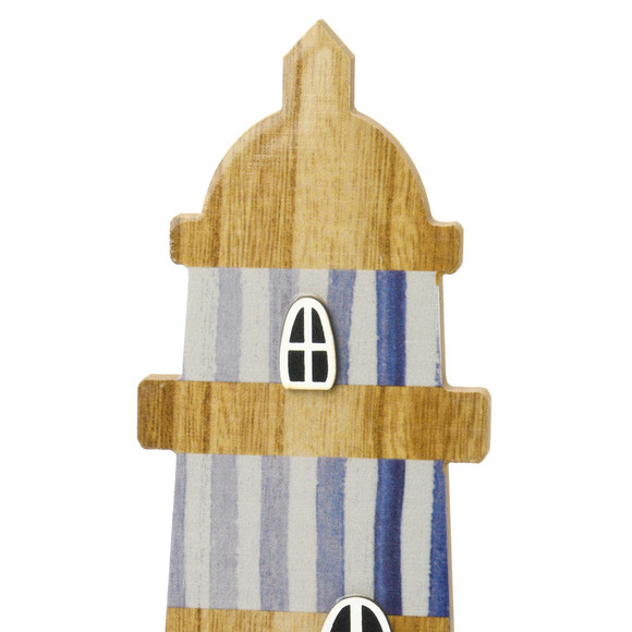 My Home Dekofigur Leuchtturm aus Holz