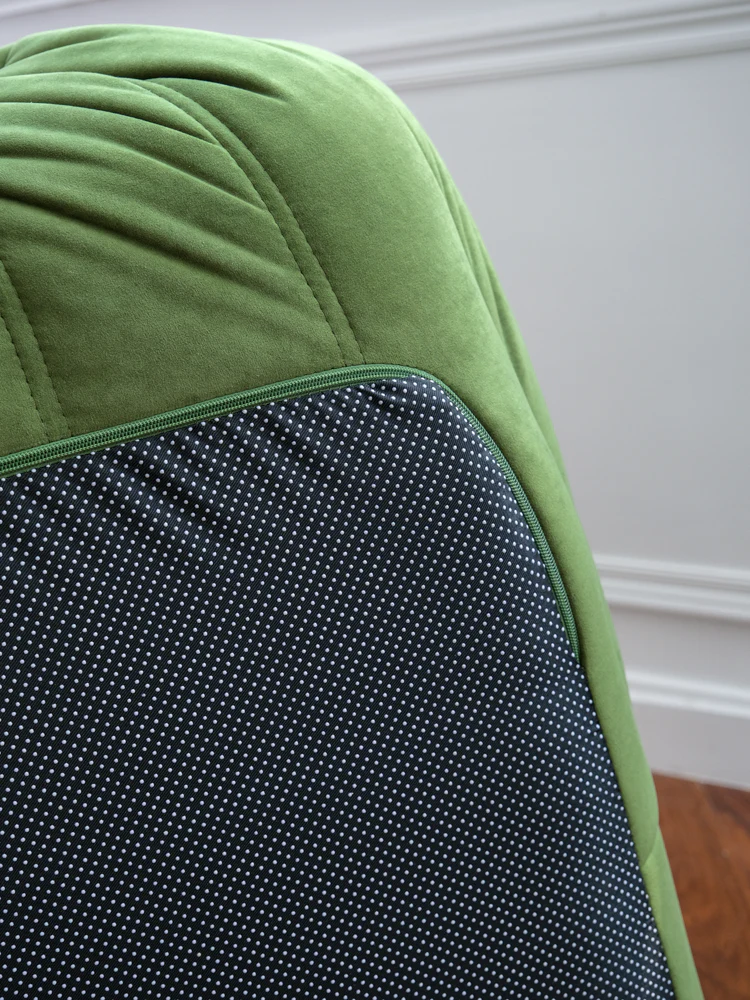 CH026（Single Seat) - Togo Sofa in Vintage Green: French-style, Cozy Lounge Chair, Reading Nook