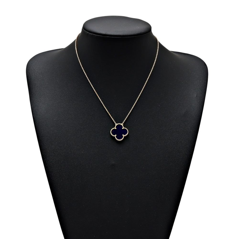 Van Cleef & Arpels Magic Alhambra Paris Flagship Store 100th Anniversary Model Necklace 18K Yellow Gold