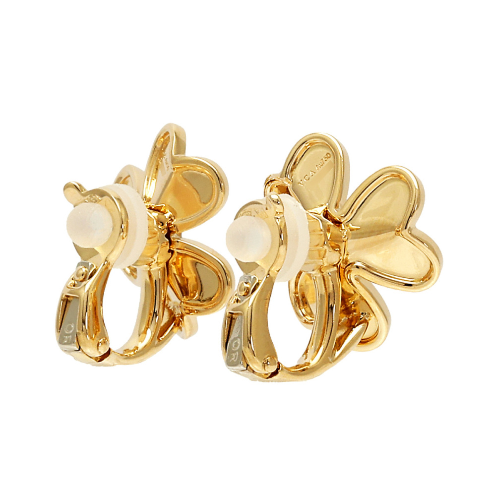 Van Cleef & Arpels Frivole Earrings 18K Yellow Gold VCARB65700