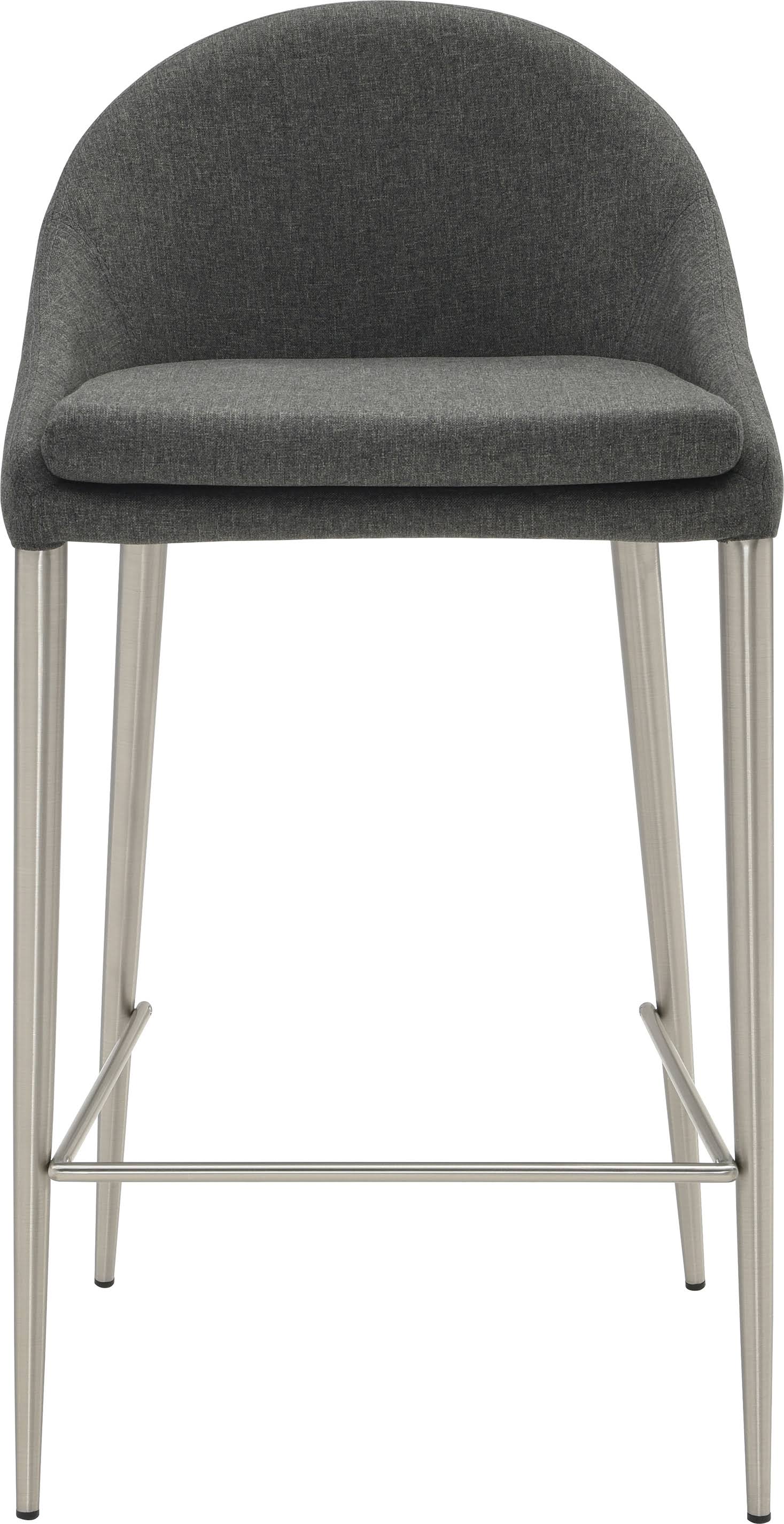 New Pacific Direct Zane Fabric Counter Stool, Set of 2, Night Shade