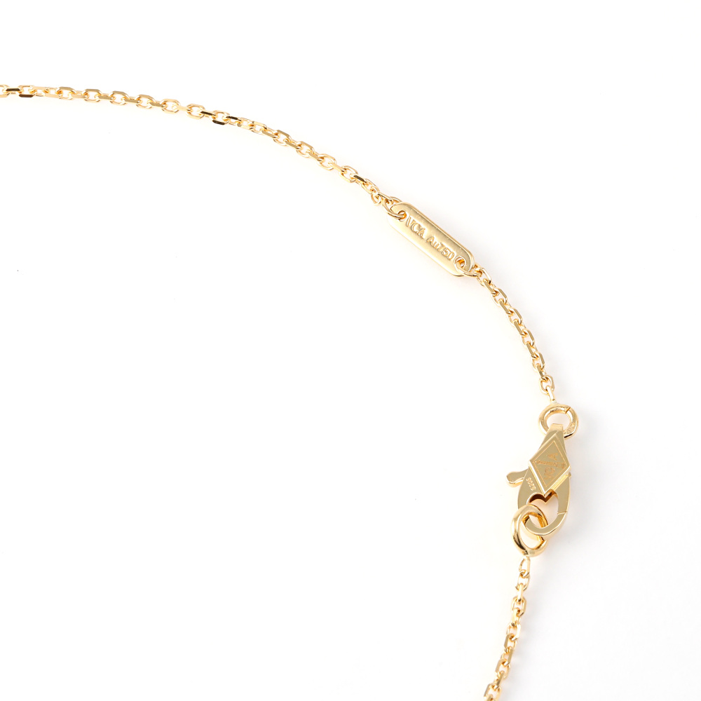 Van Cleef & Arpels Frivole Necklace 18K Yellow Gold Diamond VCARP0J100