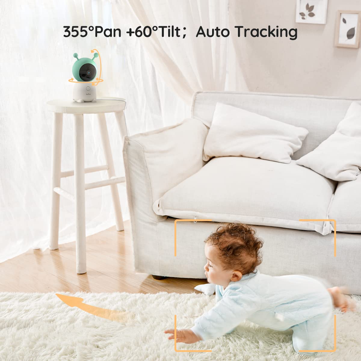 BOIFUN Detection Tracking Pan Tilt Zoom lullabies