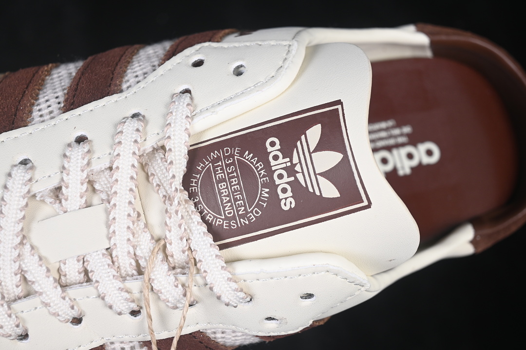 Adidas Samba Jane Mary Jane Lazy Life Shoes White/Coffee HP5050