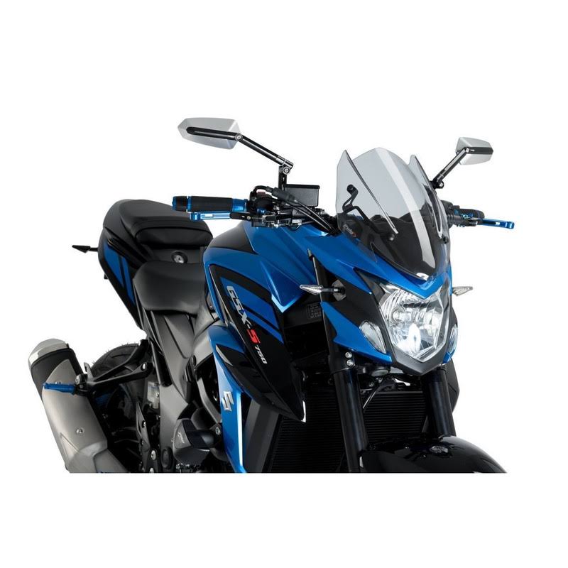 Puig 9435H Naked Sport Windscreen - Smoke - Suzuki