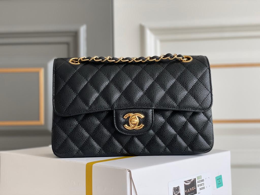 Chanel Caviar Small Double Flap Bag 23cm/ 9.1in