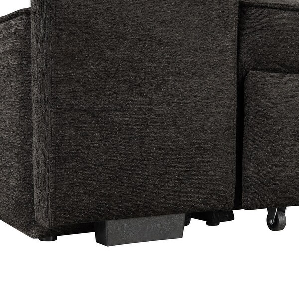 Modern LShape 3 Seat Reversible Sectional Sofa