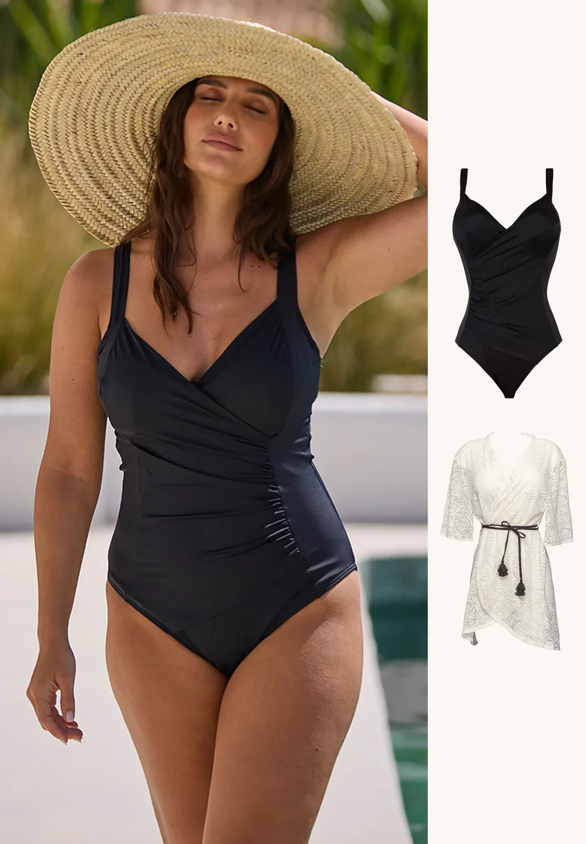 Maillot de bain gainant Aruba avec tunique