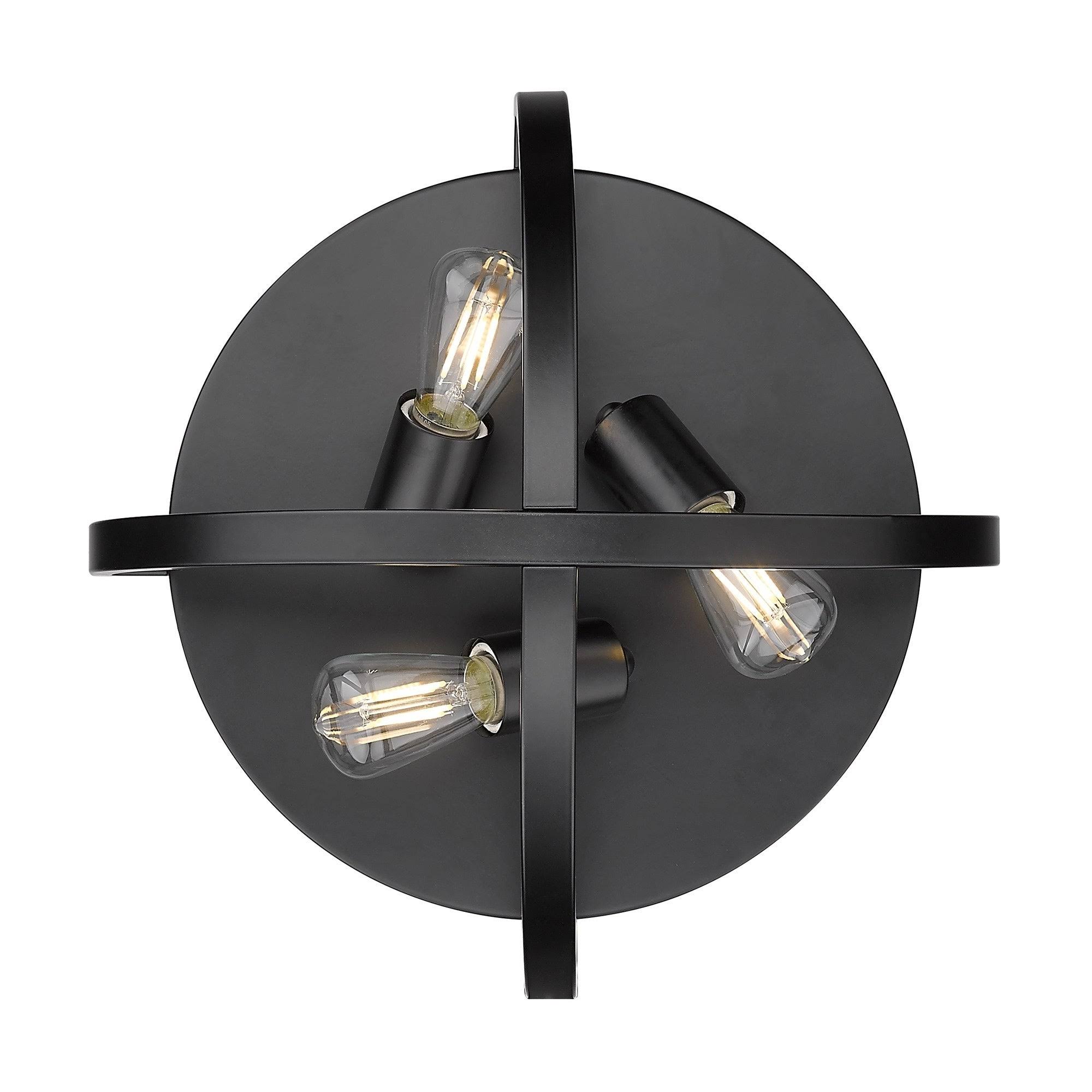 Golden Lighting 3167-FM15 OG Colson Flush Mount, Olympic Gold