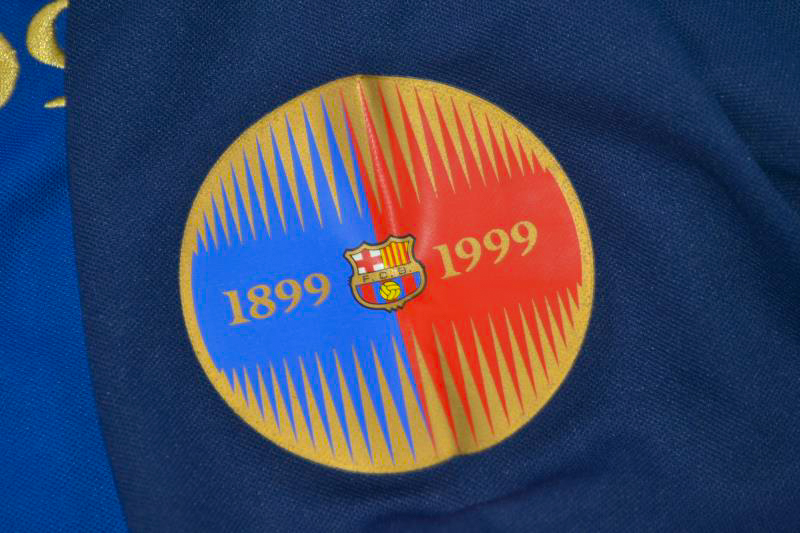 Retro Jersey Barcelona Home Long Sleeve 1999/00