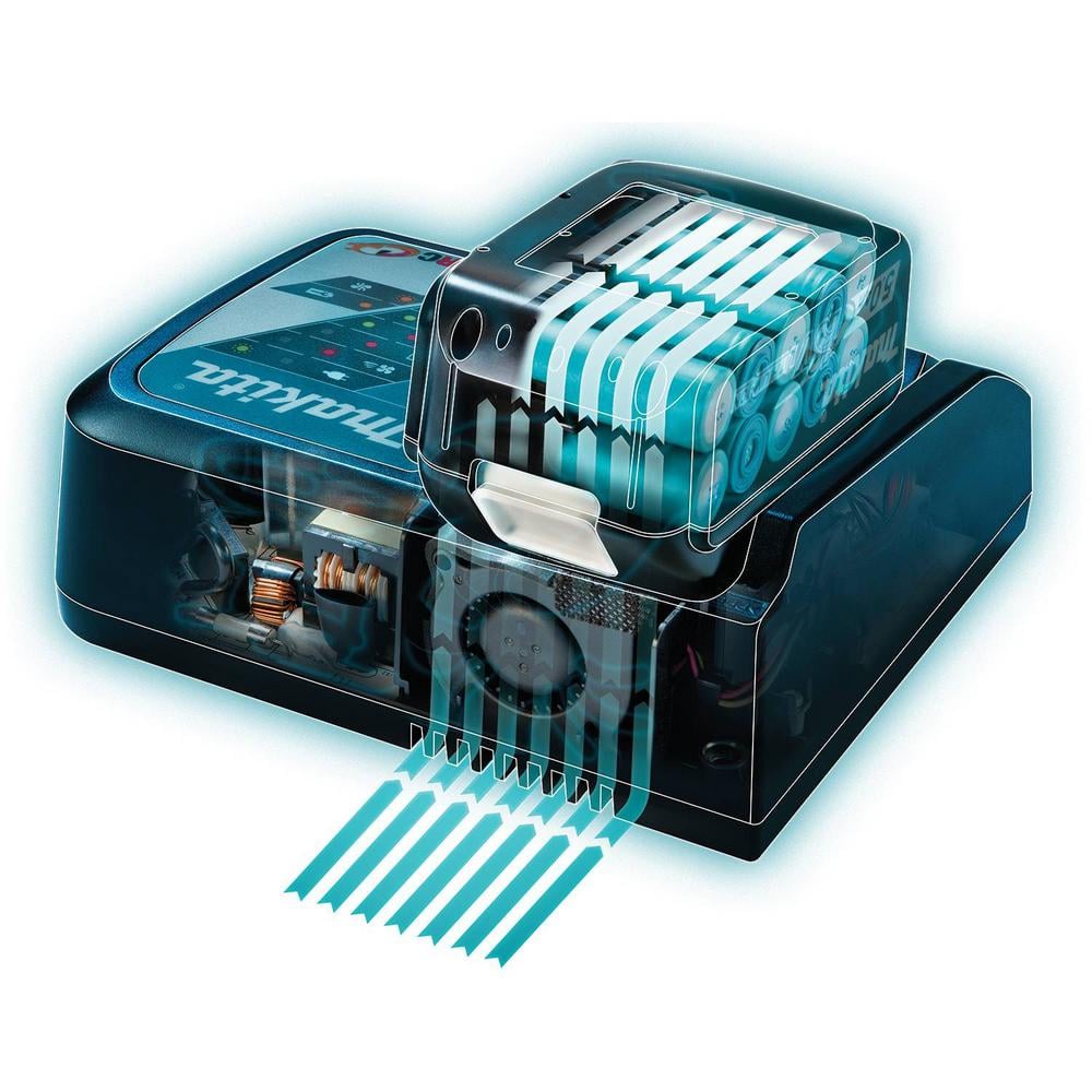 18V LXT Lithium-Ion Battery and Rapid Optimum Charger Starter Pack (5.0Ah) BL1850BDC2