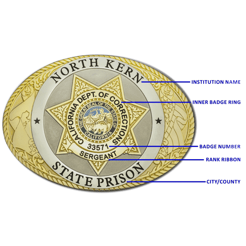 CDC/CDCR Belt Buckle