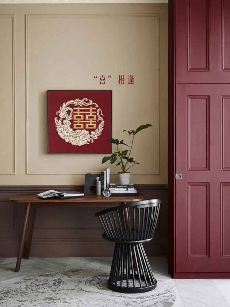 AH226 - Hand-carved Yellow Poplar Wood Painting 