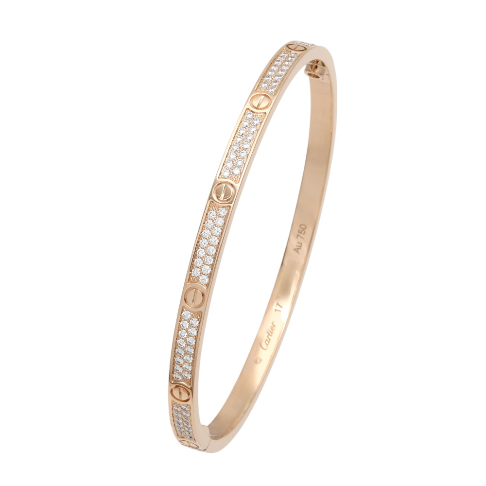 Cartier Love Bracelet 18K Rose Gold Diamond N6710700