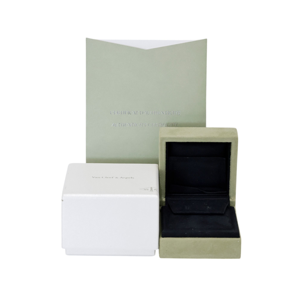 Van Cleef & Arpels Frivole Earrings 18K Yellow Gold Diamond VCARP0J300