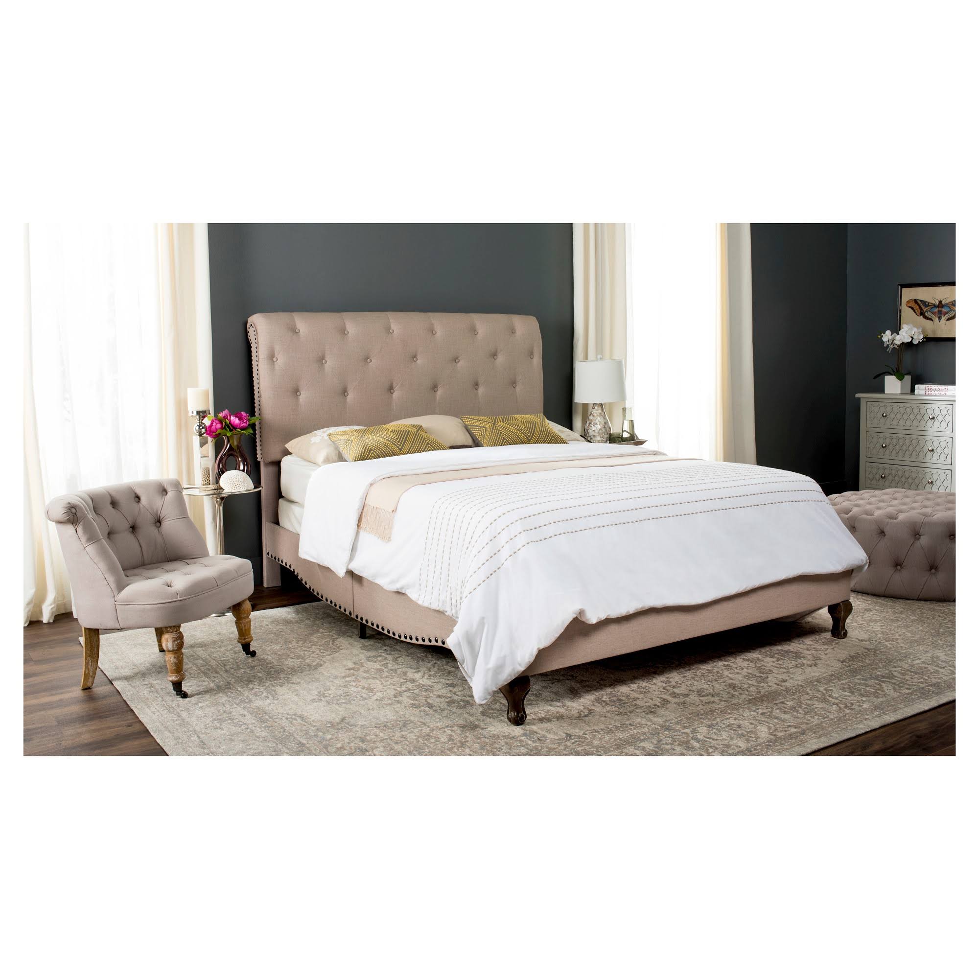 Safavieh Hathaway Taupe Twin Bed