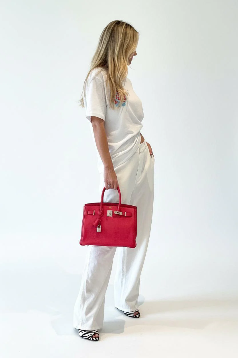 Hermès Birkin 30 Rose Extreme Togo Palladium Hardware