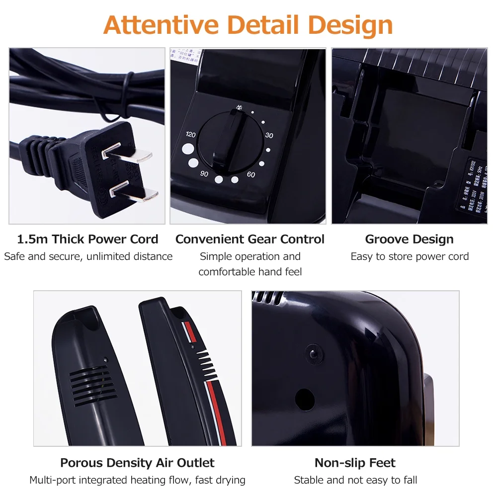 Aoresac Shoe Dryer,Can Be Timed Timed Deodorant Dryer Dryer 200W Power 120 Be Timed Deodorant Dryer 200W Power 120 Can Be 120 Deodorant Dryer Power 120 Can