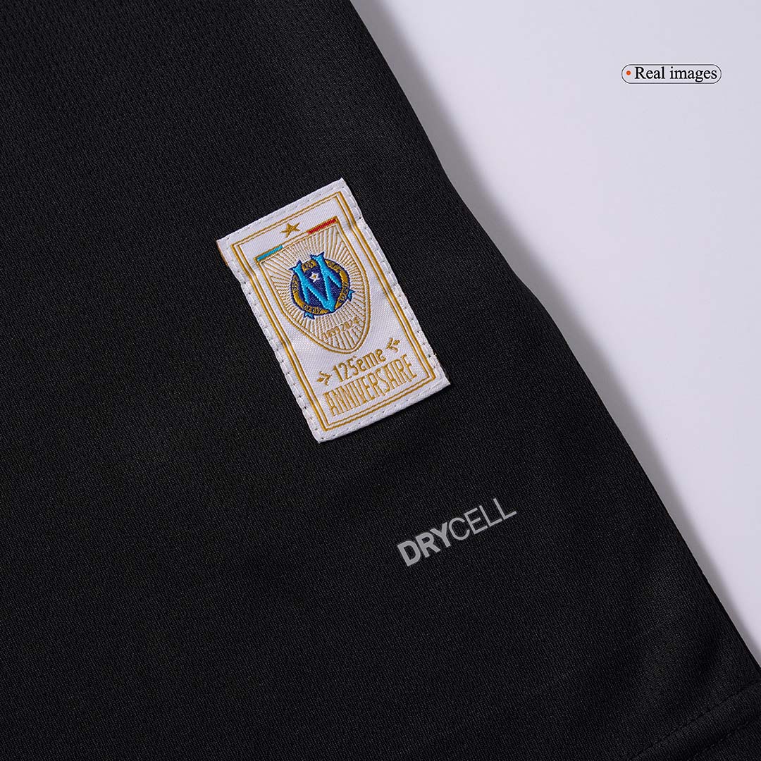 Marseille Goalkeeper Soccer Jersey Black - 125th Anniversary