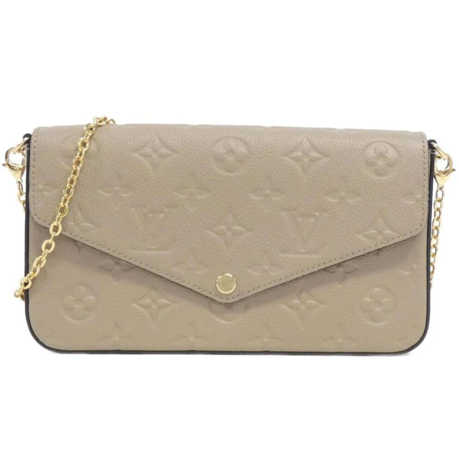 Louis Vuitton Pochette Félicie Wallet Shoulder Bag - Tourterelle