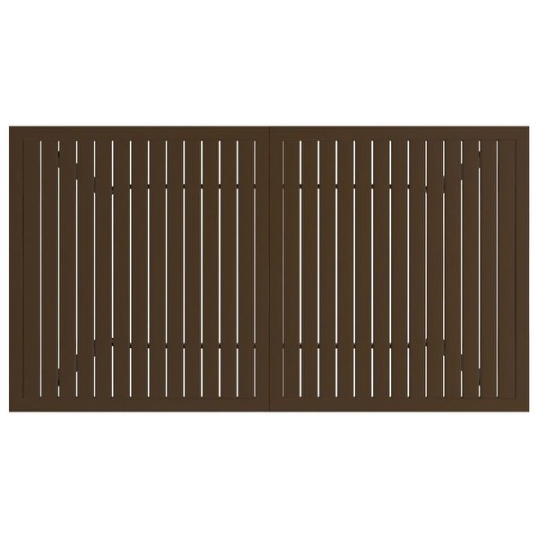 vidaXL Patio Table Brown 55.1