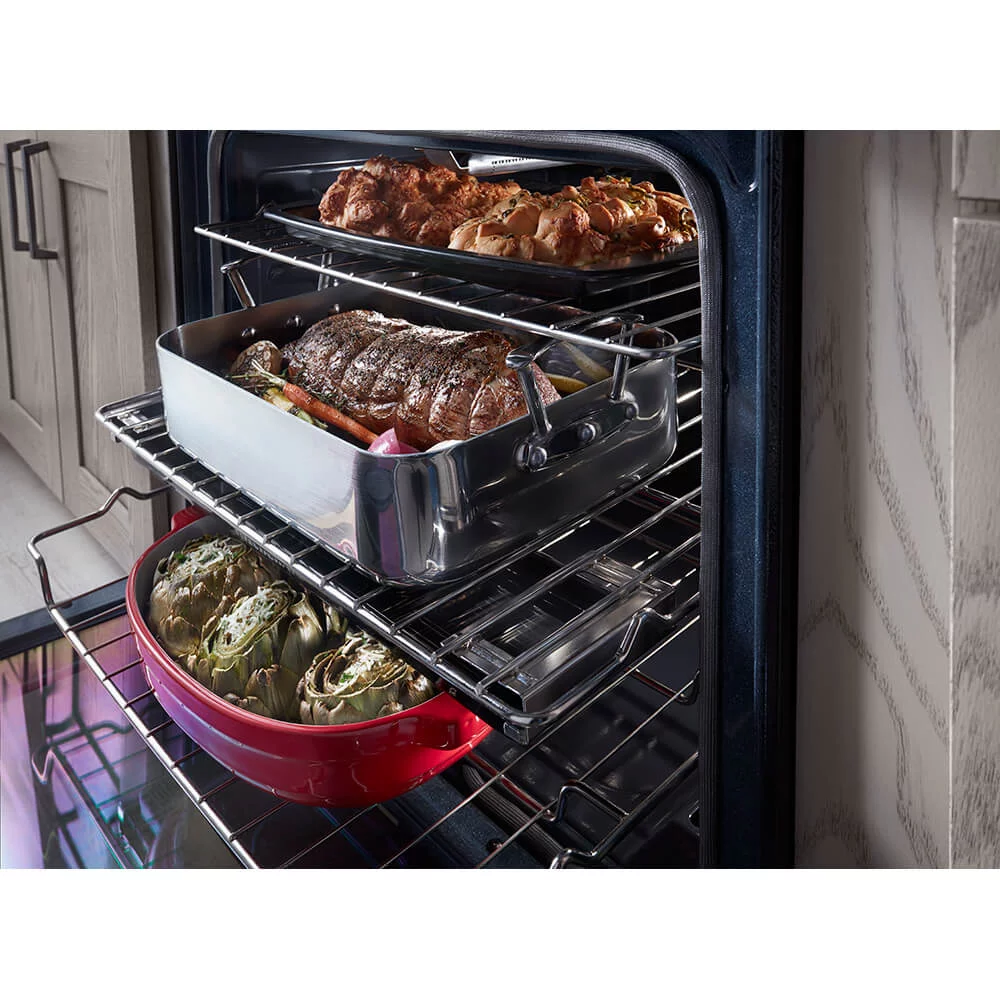 KITCHENAID KSGG700ESS  SLIDE IN GAS RANGE Black